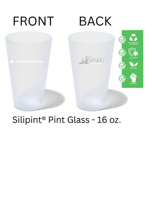 Silipint 16oz Diamond Pint Glass