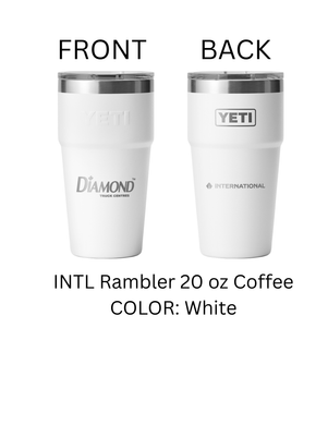 20oz White Coffee Mug - Diamond Edition