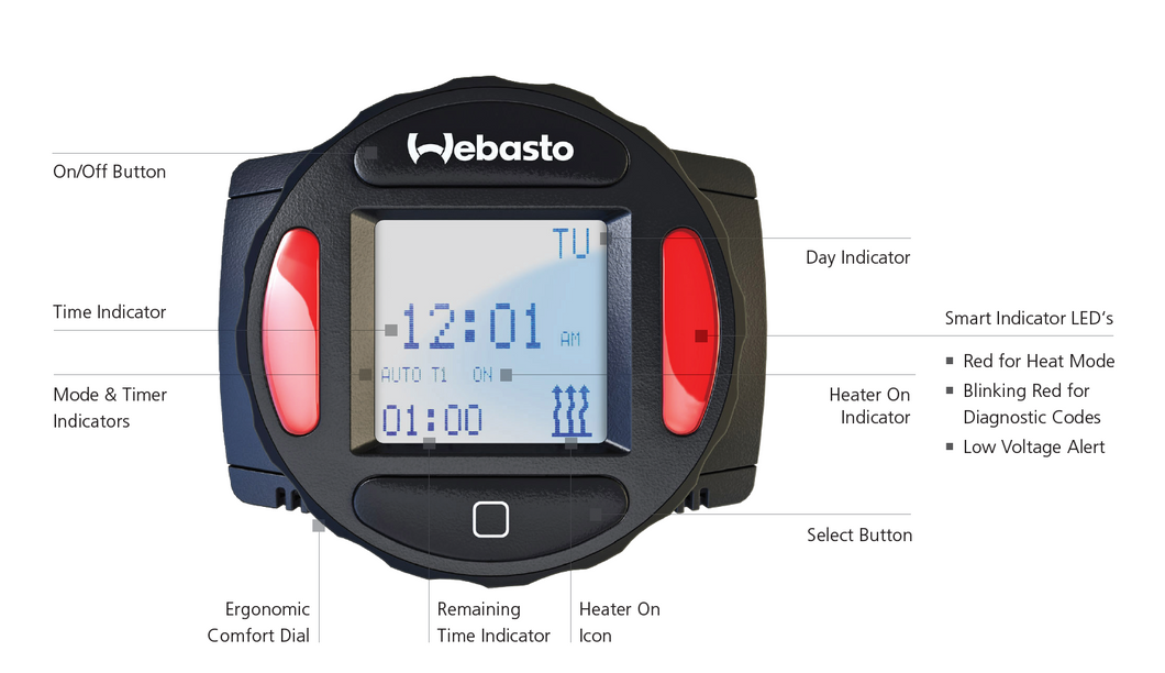 Webasto Smart Temp 3.0 Bluetooth Programmable Timer – Diamond Truck Centres  E-Store